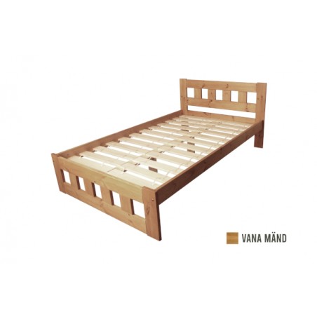 Dvigulė lova BOND iš pušies medienos - miegoimperija.lt