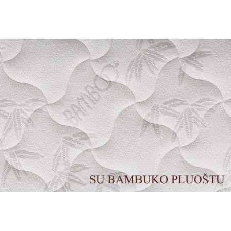 Užvalkalas Bamboo. Čiužinys MANGO Hybrid - miegoimperija.lt