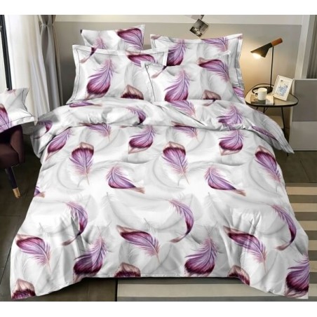 Medvilninis patalynės komplektas su užtrauktukais - miegoimperija.lt