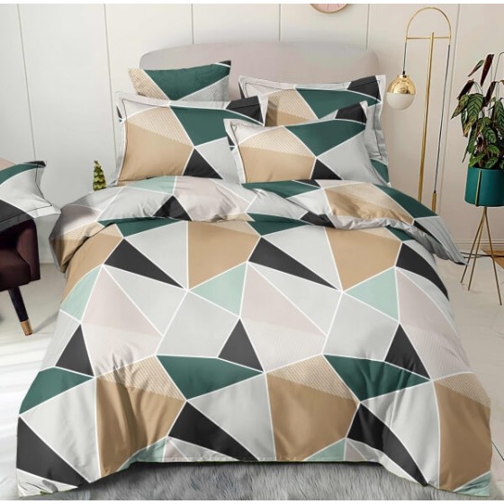 Medvilninis patalynės komplektas su užtrauktukais - miegoimperija.lt