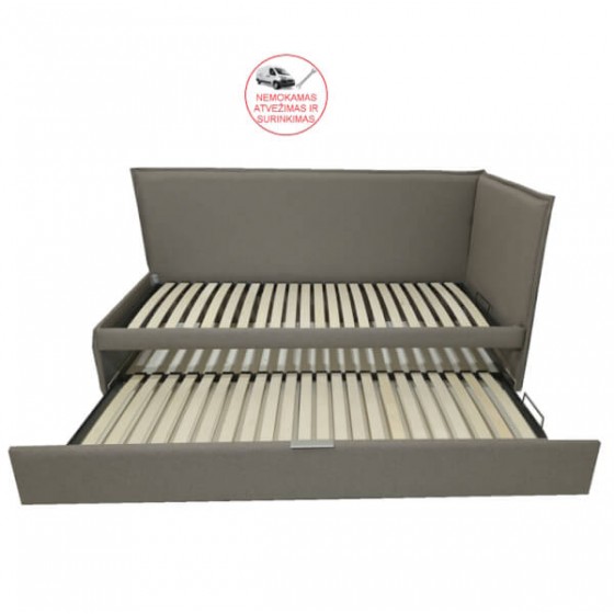 Lova su ištraukiama miegama vieta - miegoimperija.lt