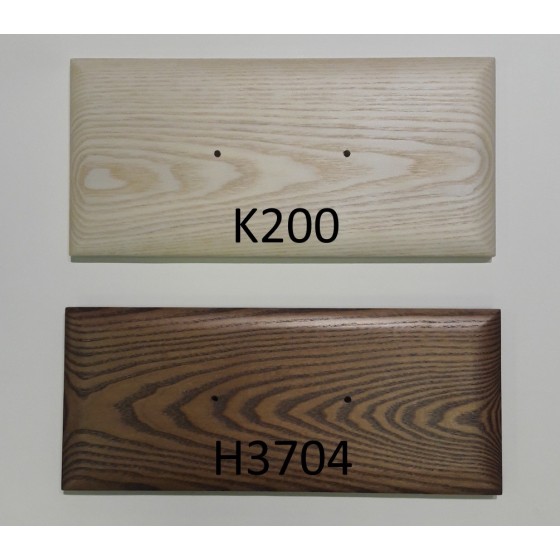 Lova GILIJA-12-13 iš natūralios uosio medienos su grotelėmis su patalynės dėže