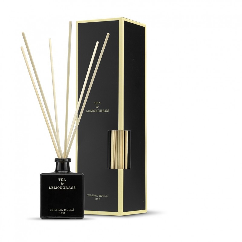 "TEA&LEMONGRASS" 100 ml "Cereria Molla" namų kvapų difuzorius "TEA&LEMONGRASS" 100 ml "Cereria Molla" namų kvapų difuzorius
