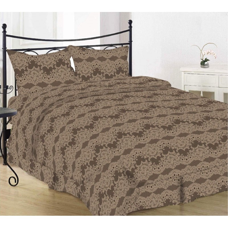 Drobės patalynės komplektas 401140 Brown