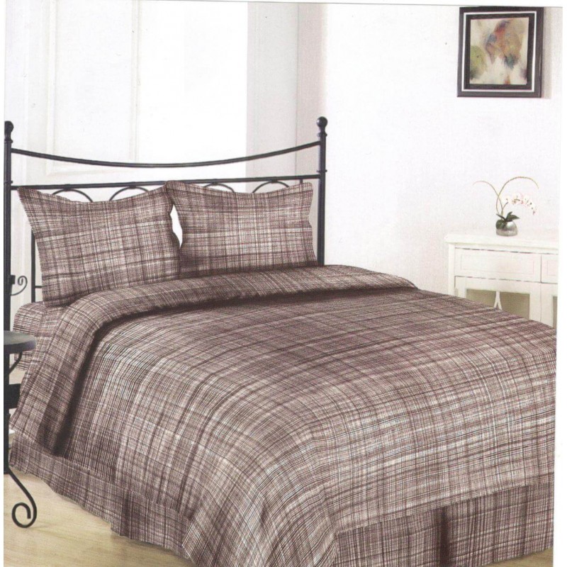 Satininis patalynės komplektas 300485 Brown