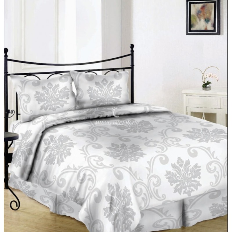 Patalynės komplektas iš mako satino 401047 white